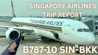 Singapore Airlines Boeing 787 Singapore to Bangkok Trip Report