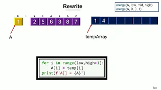 Mergesort Part2 Python Code