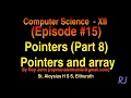 Pointer Part 8 - plus 2 Computer Science Chapter 1