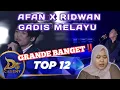 Download Lagu REACTION AFAN X RIDWAN || GADIS MELAYU GRANDE ABIEZZ DUET PALING MENAWAN ‼️#dacademy5