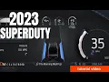 2023 Ford Super Duty Digital Screen Walkthrough - Full Display Tour