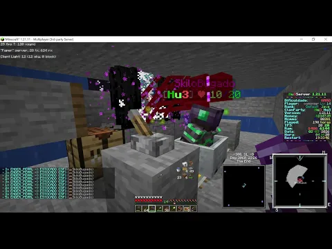 Minecraft server video for hu3