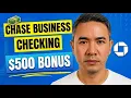Chase Bank Review 500 Business Checking Bonus NO Direct Deposit Required
