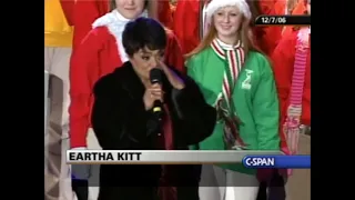 santa baby eartha kitt live at the 2006 national christmas tree lighting