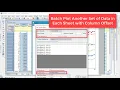 Recreate Graph with Another Set of Data on Each Sheet by Column Offset of Batch Plotting