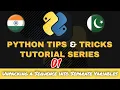 01 Python Tips and Tricks Tutorials Unpacking a Sequence into Separate Variables
