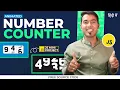 Create an Animated Counter Number in JavaScript for Your Website