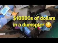 Dumpster diving Day 1 of 3 Employees tossed out the whole store