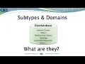 Subtypes and domains What are they and how do they work
