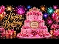 Happy Birt ay Song LIVE Beautiful Pink Cake Birt ay Celebration Wishes Remix
