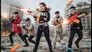 LTT NERF WAR : Seal X Nerf Guns Fight Shadow Syndicate Elite Tactical Rescue Mission