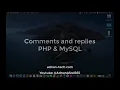 Comments and replies - PHP and MySQL