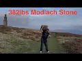 Lagu 173.45kg (382lbs) Modlach Stone to shoulder, world first! 🌍🥇Natural stone lifting 