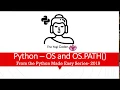 36 - Python OS and os path