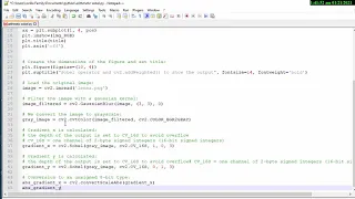 PYTHON OPENCV arithmetic sobel operator