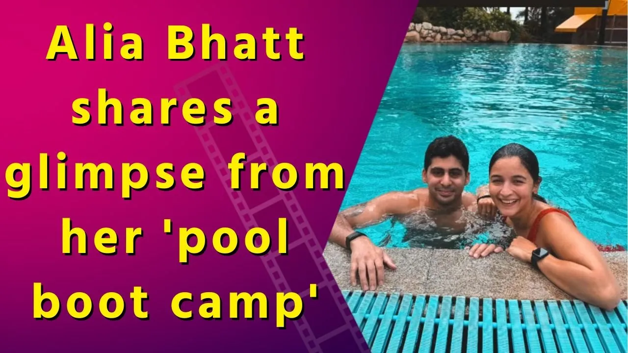 Alia Bhatt shares her energizing pool boot camp experience on a dull Monday