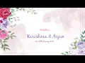 Download Lagu Wedding Of Karishma \u0026 Arjun | 26th January 2022