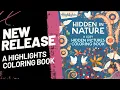 NEW RELEASE Flip Through Highlights Hidden in Nature Coloring Book