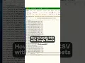 How to import a CSV file in in less than 30 seconds