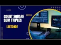 Count Square Sum Triples LeetCode 1925