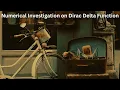 Numerical Investigation on Dirac Delta Function Python