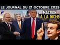 Download Lagu Ukraine : négociation russo-américaine, Macron à la niche - JT du mardi 21 octobre 2025