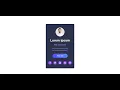Profile Card Design with Animation Using html and css and velocity js