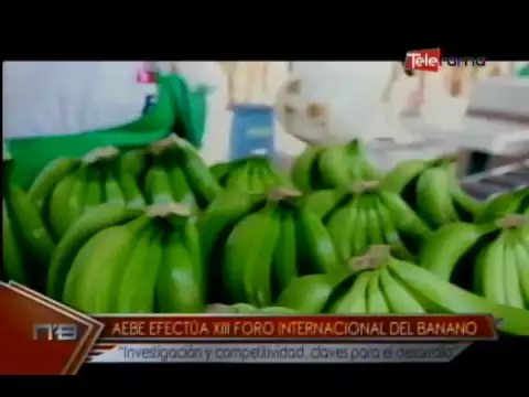 AEBE efectúa XIII Foro Internacional del Banano investigación y competitividad claves para el desarrollo