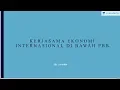 Lagu Kerjasama ekonomi internasional dibawah PBB (Ekonomi - SBMPTN, UN, SMA)