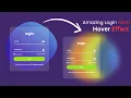 Amazing Animated Login Page with Hover Effect using HTML CSS Only mrcodebox33
