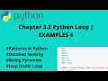 PYTHON Python For loops Detailed Example 4