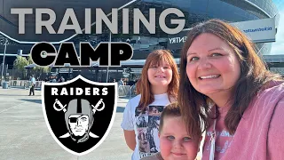 WE WENT TO THE RAIDERS FOOTBALL TRAINING CAMP