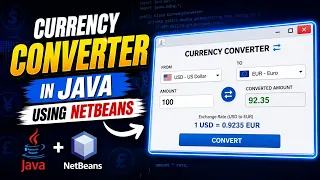 Currency Converter in Java using NetBeans