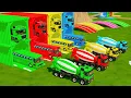 Download Lagu Garage with Colors - ALL MIXER TRUCK WITH DOUBLE FLATBED TRAILER TRUCK, MAN, LIZARD, RENAULT - FS22