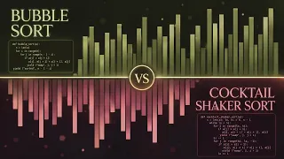 Bubble Sort vs Cocktail Shaker Sort Cozy Sorting ASMR