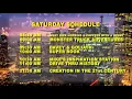 TBN PHILIPPINES SATURDAY SCHEDULE