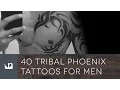 40 Tribal Phoenix Tattoos For Men