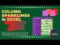 Column Sparklines in Excel Coronavirus Chart Time Series Data Visualization