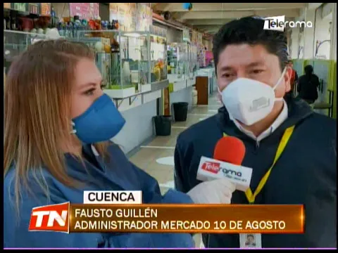 Se reanuda atención en patio de comidas del mercado 10 de Agosto