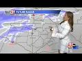 Updated look at future radar for the winter storm this weekend