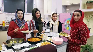 مهمان برنامه آشپز خانه این بار الیسا مرجان و فاطمه 