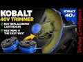 Kobalt 40V String Trimmer Replacement Cartridges How To Restring It