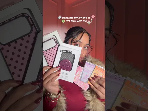Let’s decorate my new iPhone 18 pro max 💕🎀 #decorate #iphone18promax #iphone #diy #cutediy