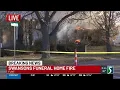 Early morning fire burns former Swansons Funeral Home