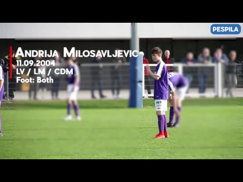 Download MP3 Andrija Milosavljevic - 13 years old central midfiel I PESPILA (FK AUSTRIA)