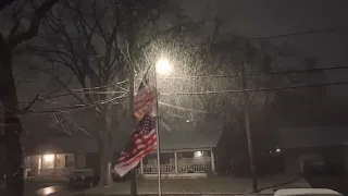 First Granite City IL snow 2025