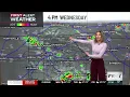 First Alert Forecast Storms likely again today ahead of a major heat wave