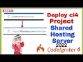 How to upload Codeigniter 4 project to cPanel hosting server 2022