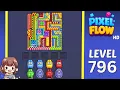 Pixel Flow Level 796 Solution Walkthrough