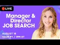 How To Land Manager and Director Roles Faster